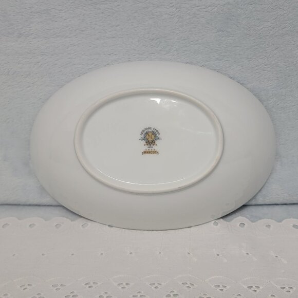 Gorgeous Vintage Noritake Fine China 10" Large Oval Serving Bowl. Margot Pattern - Picture 3 of 10